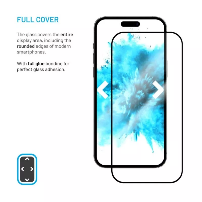 Grūdintas stiklas ekrano apsaugai FIXED, skirtas Xiaomi 15, Full Cover 2.5D – apsauga nuo krašto iki krašto