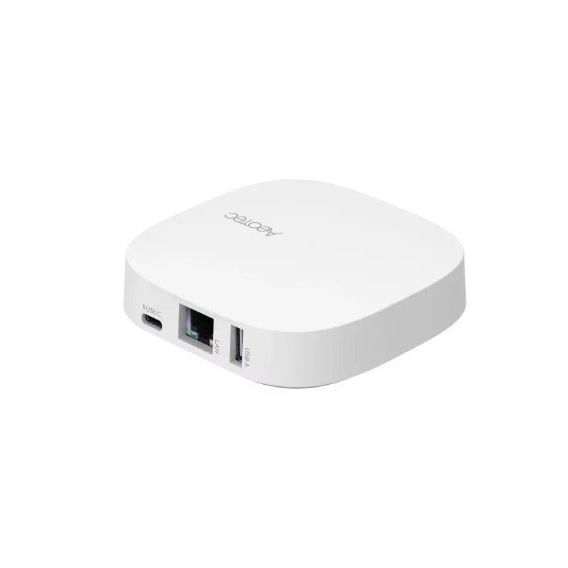 AEOTEC Smart Home Hub 2 - veikia kaip SmartThings Hub, ES, Z-Wave, Zigbee 3.0, WiFi | GP-AEOHUBV4EU | Balta