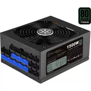 Sidabrinėstone SST-ST1500-TI v1.1 maitinimo blokas 80 PLUS Titanium, modulinis - 1500 W (SST-ST1500-TI v1.1)