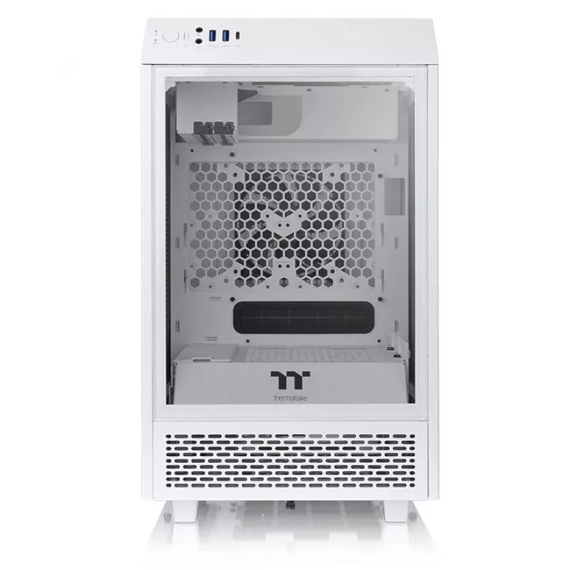 Kompiuterio korpusas Thermaltake The Tower 100 Snow Mini Tower baltas
