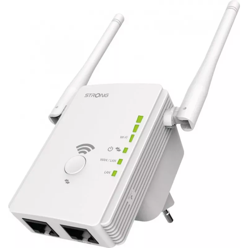 Strong REPEATER300V2 Tiltas ir kartotuvas tinklo kartotuvas 300 Mbit/s, baltas (REPEATER300V2)