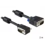 SVGA laidas DeLOCK 83173 2m VGA D-Sub juodas