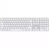 Apple Magic klaviatūra universali USB + Bluetooth QWERTY danų kalba balta
