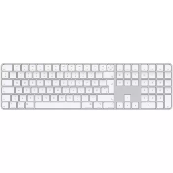 Apple Magic klaviatūra universali USB + Bluetooth QWERTY danų kalba balta