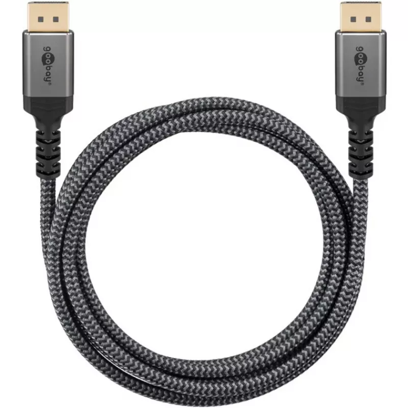 Goobay 75681 - DisplayPort 2.1 laidas 8K 120 Hz 54 Gbit/s - Laidas - Skaitmeninis / Ekranas / Vaizdo (75681)
