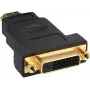 Adapter Kindermann HDMI į DVI-D (kištukas į lizdą) — skaitmeninis vaizdo signalas