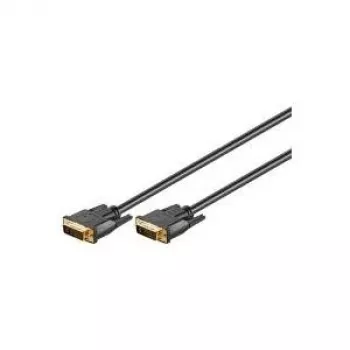 Wentronic Goobay DVI-I FullHD kabelis Dual Link, juodas, 3 m - DVI-I kištukas Dual-Link (24+5-Pin) > DVI-I kištukas Dual-Link (24+5-Pin) (69210)