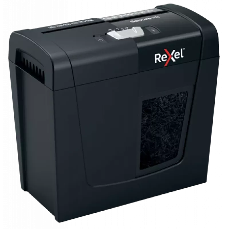 Rexel Secure X6 kryžminio pjovimo popieriaus smulkintuvas P4, kryžminis smulkinimas, 4 x 40 mm, 10 L, 100 lapų, 68 dB, 6 lapai