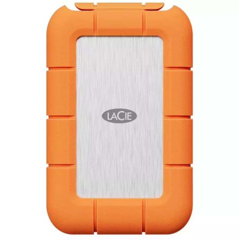 Išorinis SSD LaCie STND4000400 4 TB USB4 Gen 3x2 Thunderbolt USB Type-C, oranžinis / nerūdijantis plienas