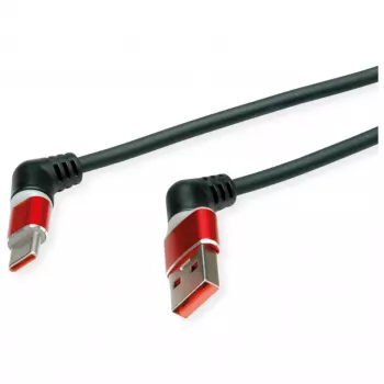 ROLINE USB2.0 kabelis 360° pasukamas A-C ST/ST 2m - Kabelis - Skaitmeninis/Duomenų (11.02.8346)
