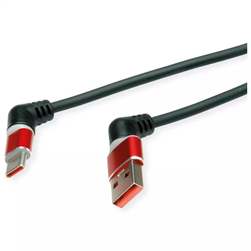 ROLINE USB2.0 kabelis 360° pasukamas A-C ST/ST 2m - Kabelis - Skaitmeninis/Duomenų (11.02.8346)