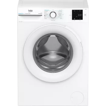 BEKO Skalbimo mašina BM3WFSU37013WW, 7 kg, energijos klasė A, 49,6 cm, 1000 aps./min., inverterinis variklis, Steam Cure