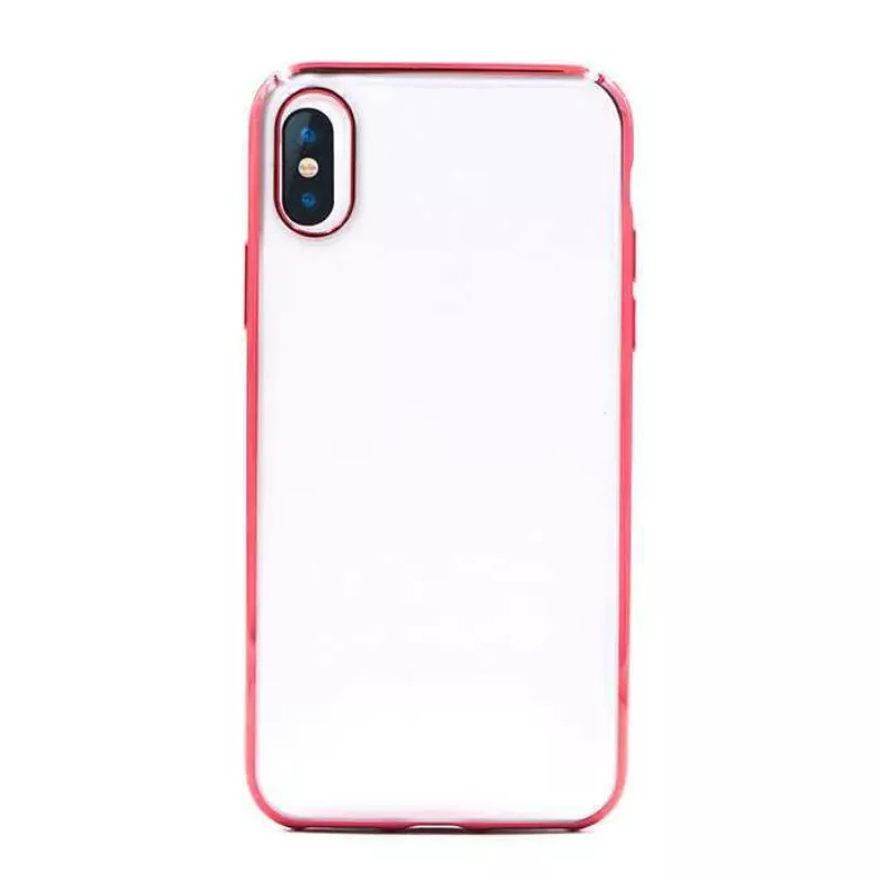 Minkštas „Devia“ dėklas „iPhone XS Max“, raudonas TPU apsauginis dangtelis