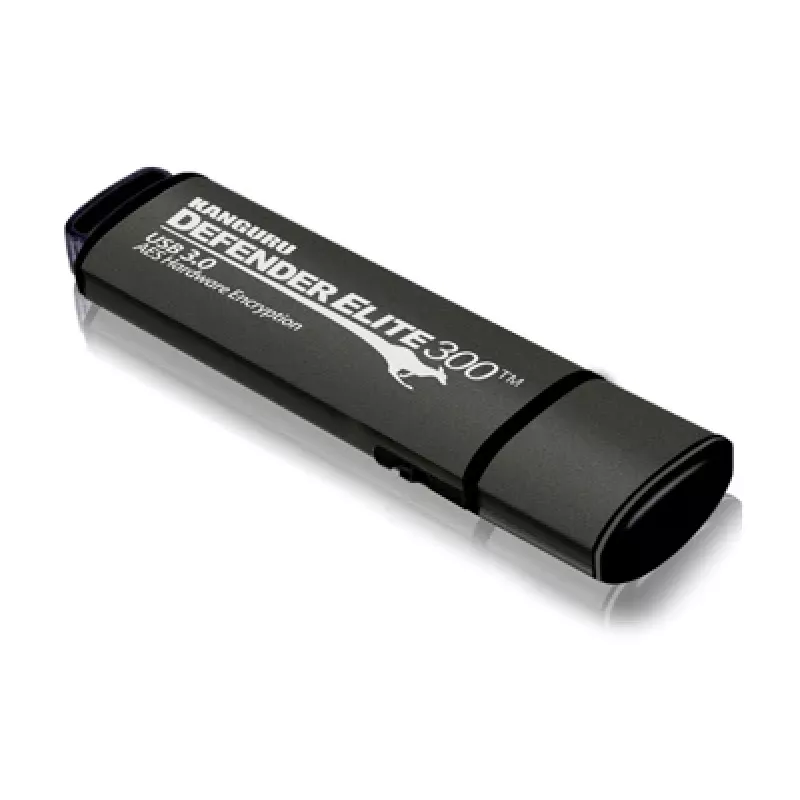 Kanguru Defender Elite300, 32GB USB atmintinė USB Type-A 3.2 Gen 1 (3.1 Gen 1) juoda, pilka