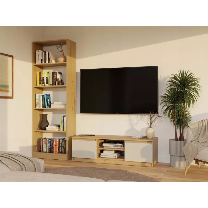 MALWA 120 TV spintelė, artisan ąžuolas/kašmyro