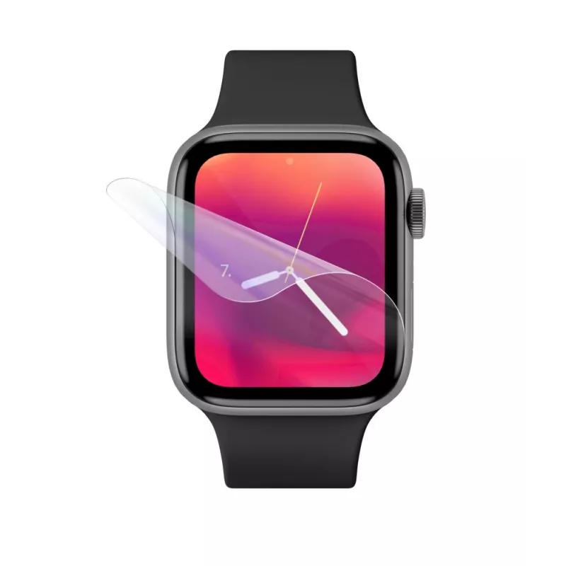Apsauginė plėvelė FIXED, skirta Apple Watch Series 10 46 mm — skaidri, plona permatoma apsauga nuo įbrėžimų