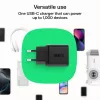 Maitinimo adapteris Green Cell PowerSource Solo30 30W juodas — USB‑C vieno prievado įkroviklis