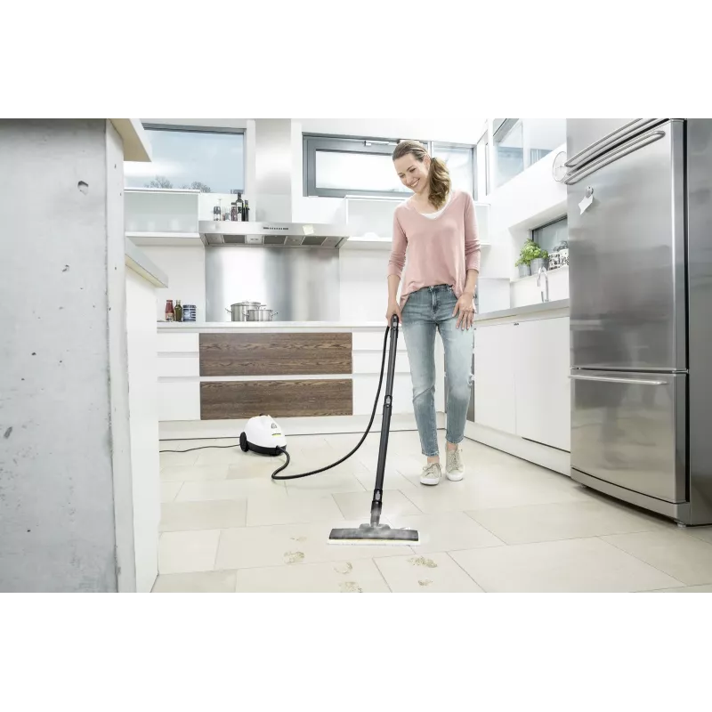 Kärcher SC 2 EasyFix cilindrinis garų valytuvas 1 L 1500 W juoda, balta