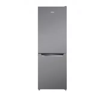 Šaldytuvas-šaldiklis AMICA FK2425.4UNTX(E) pastatomas 277 L bendras, apatinis šaldiklis 74 L, inverteris, sidabrinis, 1593×540×550 mm