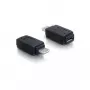 Adapter USB micro-A+B moteriška į USB micro A-kišamąją jungtį DeLOCK 65032 juoda