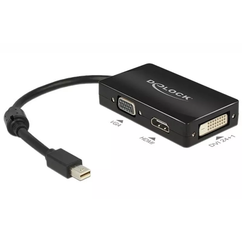 DeLOCK laidas 0,16 m DisplayPort/VGA + HDMI + DVI