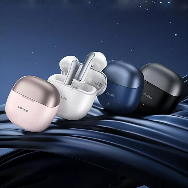 Ausinės USAMS TWSXH Series Dual Mic Wireless mėlynos / mėlynos BHUXH03