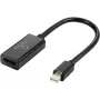 Renkforce Mini-DisplayPort adapterio laidas HDMI-A lizdas 0,55 m juodas RF-5947252 auksuoti kištuko kontaktai DisplayPort laidas (RF-5947252)