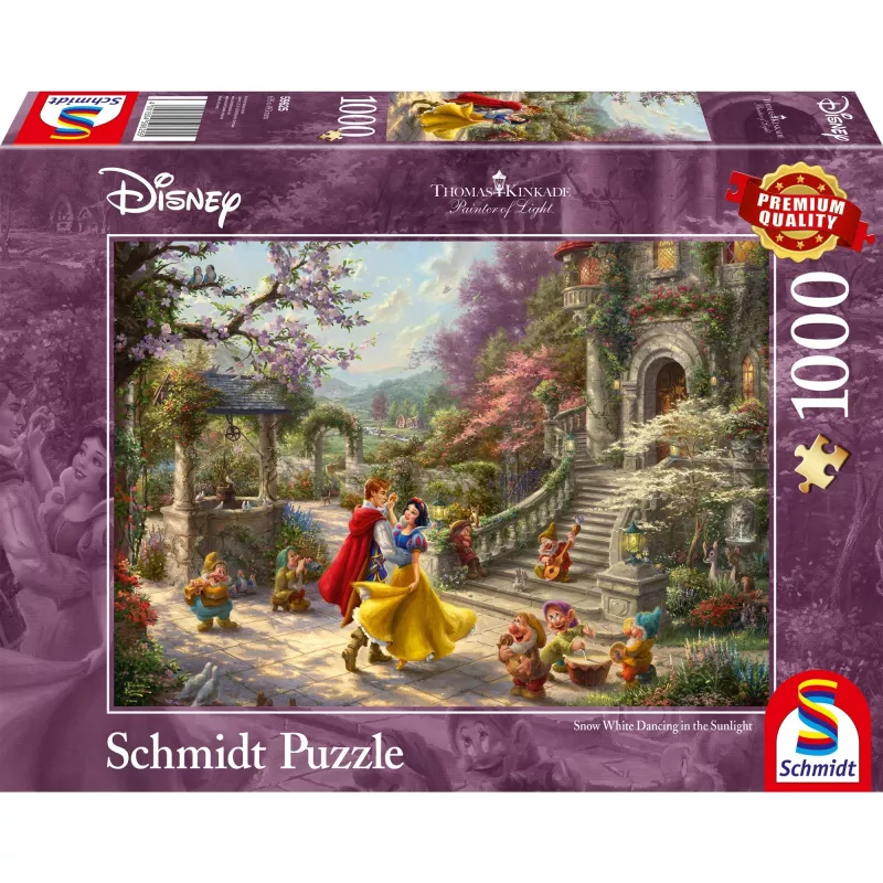 Schmidt Spiele 59625 blokinė dėlionė 1000 vnt. animaciniai filmukai