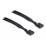 Vidinis USB laidas DeLOCK 82437 0,5 m 10 kontaktų moteriška jungtis