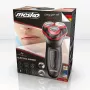 Mesko MS 2926 vyriškas skustuvas su sukamuoju peiliuku ir trimeriu, juodas/raudonas