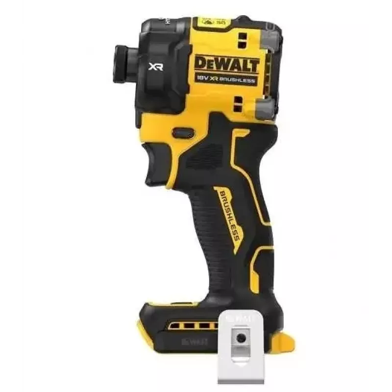 Belaidis atsuktuvas DeWalt DCF870N-XJ, 18 V Li-Ion, 56 N·m sukimo momentas, 1/4 colio griebtuvas, pistoletine rankena