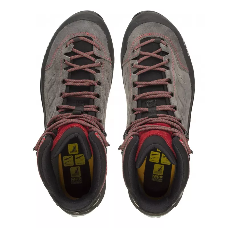 Salewa MTN Trainer Mid GTX vyriški suaugusiems anglies pilkumo, pilki, raudoni