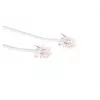 Telefono kabelis Microconnect MPK181W RJ11 RJ11 1 m baltas
