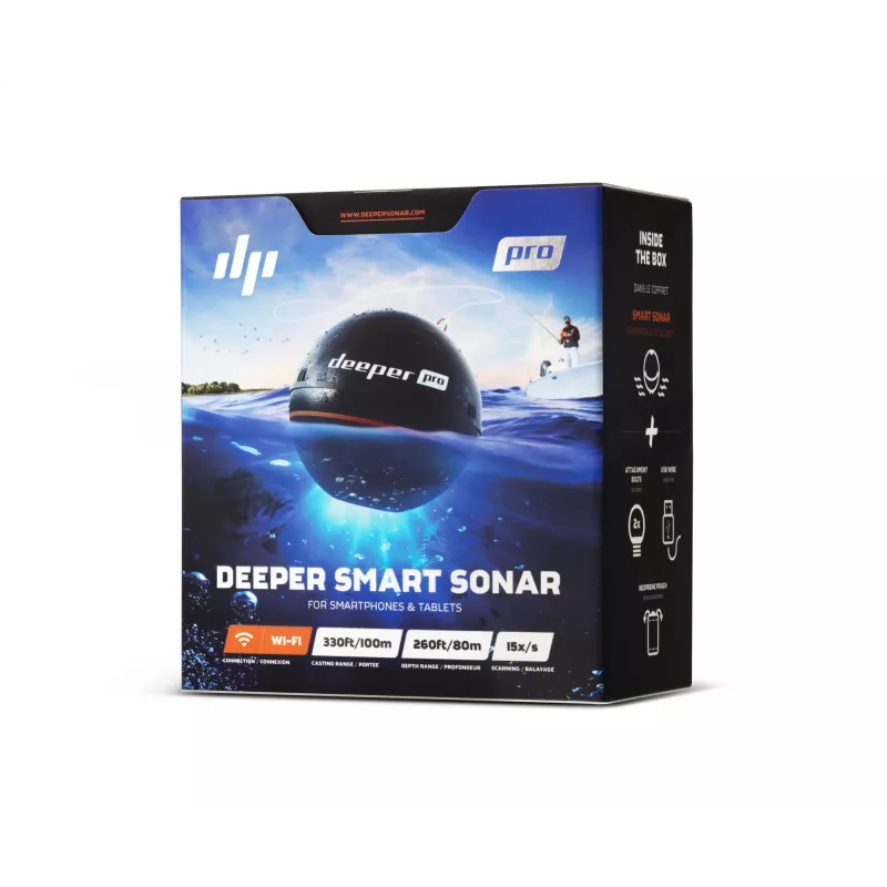 Žuvų ieškiklis Deeper Smart Sonar Pro 80 m FLDP-11