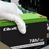 Qoltec 53076 AGM akumuliatorius | 12V | 7Ah | Apsaugos sistemos