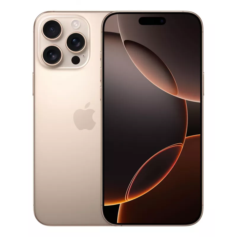 Atnaujintas išmanusis telefonas Renewd iPhone 16 Pro Max 256GB su natūralios dykumos apdaila
