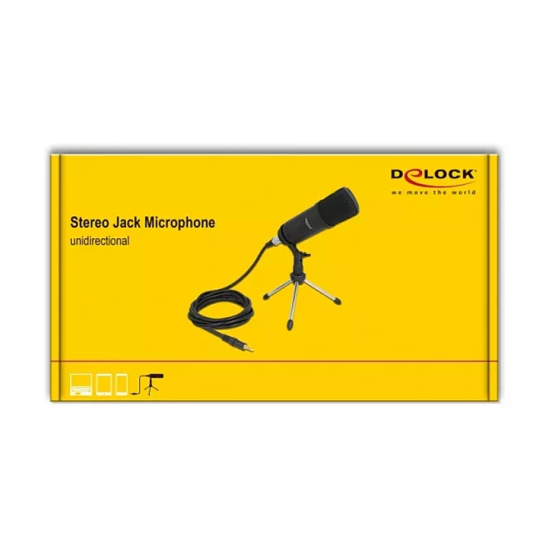 Kompiuterio mikrofonas DeLOCK Professional Computer Podcasting Microphone