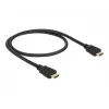 DeLOCK - Vaizdo / garso / tinklo kabelis - HDMI - 28 AWG - HDMI, 19 kontaktų (M) - HDMI, 19 kontaktų (M) - 50 cm - Juoda (84751)