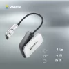 Varta 16618 - Clip Flashlight - juoda - sidabrinė - plastikinė - LED - 1 lempa - 9 lm