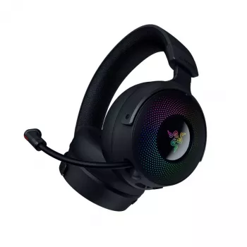 Razer Kraken V4 Pro ausinės su laidu ir belaidžiu ryšiu, lankelis, žaidimams, USB Type-A, Bluetooth, juodos