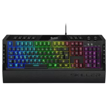 Sharkoon Skiller SGK5 klaviatūra Gaming USB QWERTZ vokiška juoda