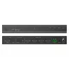 Vaizdo sienos valdiklis DIGITUS DS-55358 – 4 ekranai, iki 4K (3840×2160) @30Hz, DisplayPort 1.2a, metalinis korpusas, mygtukų valdymas