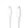 Nedis 2m USB-C Lightning laidas, skirtas iPad, iPhone, iPod, baltas