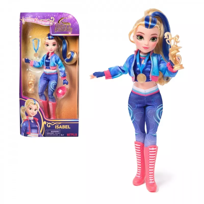 Doll Spinmaster Unicorn Academy Fashion Isabel 6072647 — mados lėlė iš Unicorn Academy serijos