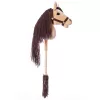 Arkliukas ant pagaliuko HOPPIHORSE Hobby Horse A3 smėlio spalvos
