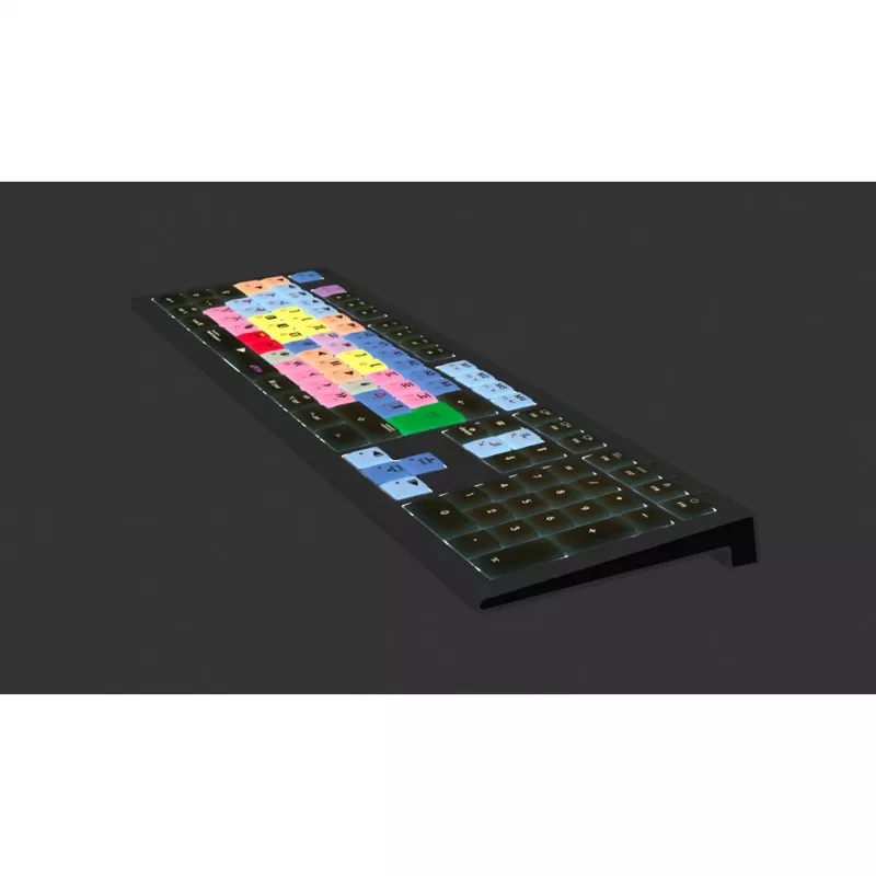 Logickeyboard LKB-MCOM4-A2M-UK Klaviatūra USB QWERTY Anglų Juoda (LKB-MCOM4-A2M-UK)
