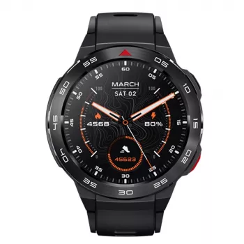 Mibro GS Pro išmanusis laikrodis su GPS pozicionavimu, 1,43 colio AMOLED HD ekranu, 5ATM vandens atsparumu, „Bluetooth“ skambučiais, sportinis moterims ir vyrams