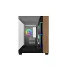 PC korpusas Cooler Master Elite 481 Wood — dviejų kamerų mATX su natūralaus medžio dizainu ir dviem grūdinto stiklo šonais