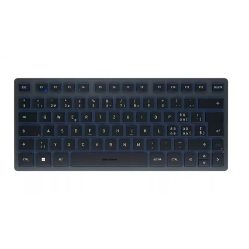 Belaidė klaviatūra CHERRY KW 7100 MINI BT QWERTZ šveicarų mėlyna