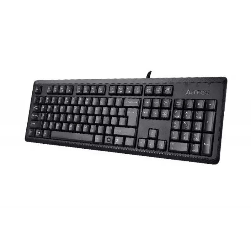 A4Tech KR-92 klaviatūra universali USB QWERTY anglų juoda